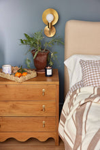 Load image into Gallery viewer, Dockside Stripe Sepia Blanket/ Original Size