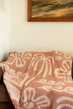 Load image into Gallery viewer, Hanalei Plush Throw - Island Blush