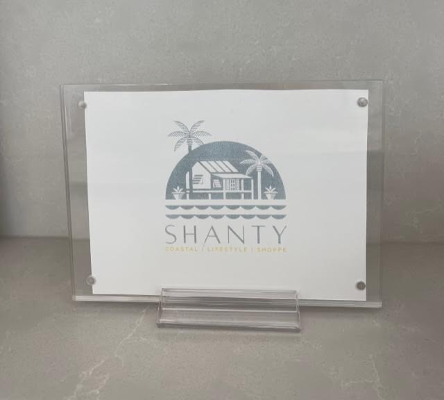 Acrylic Photo Frame w/ Stand