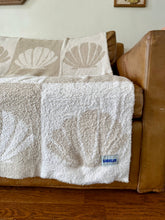 Load image into Gallery viewer, ShellCheck Plush Throw - Sand + Tan