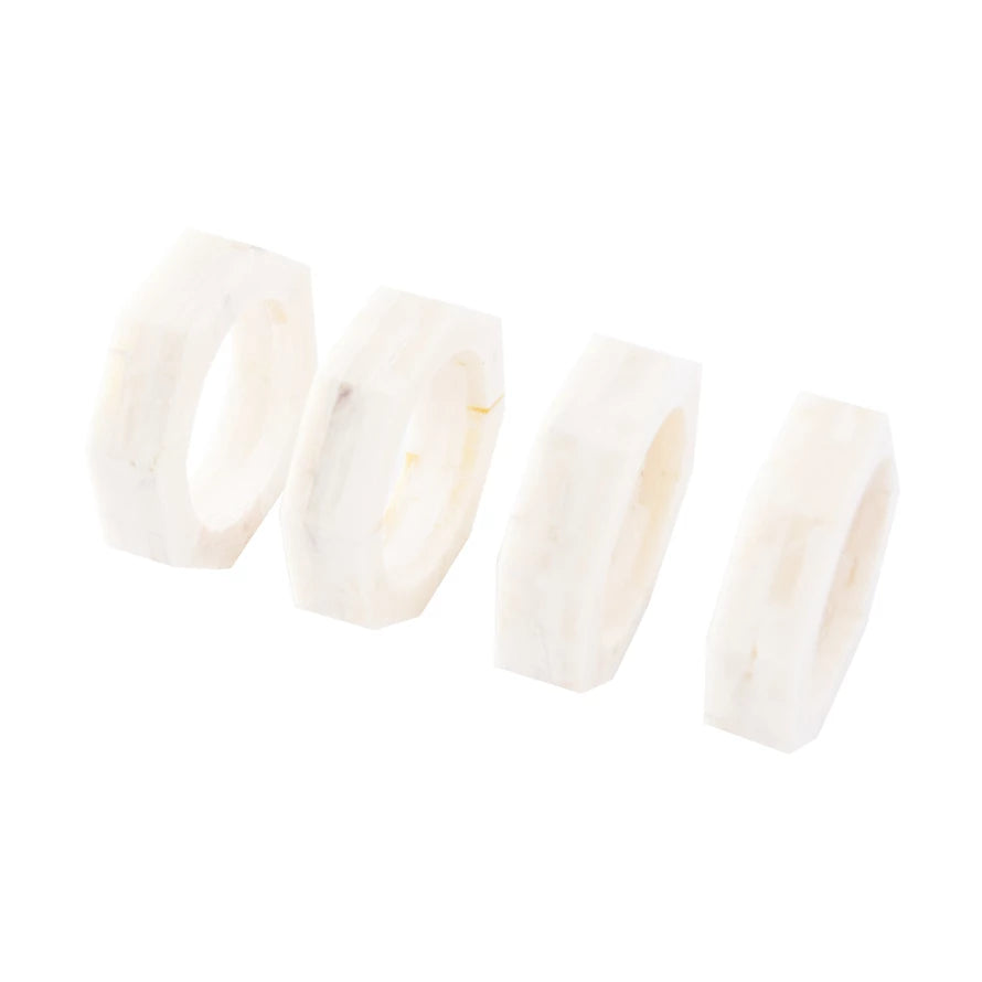 Octagon Shaped Resin Napkin Rings