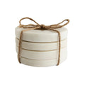 Marble Coasters w/ Brass Tree Inlay