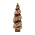Glitter Raffia Tree and Wood Base