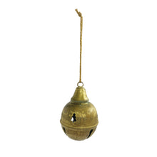 Load image into Gallery viewer, Metal Bell Ornament w/ Tree Cut-Outs