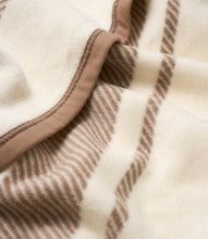 Load image into Gallery viewer, Dockside Stripe Sepia Blanket/ Original Size