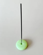 Load image into Gallery viewer, Bubble Incense Holder | Blue Milk Glass