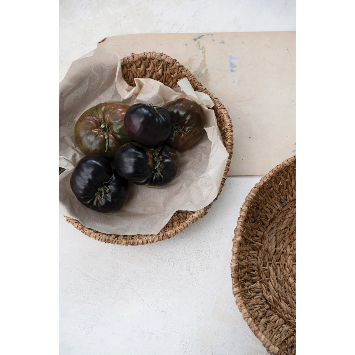 Decorative Braided Bankuan Bowls w/ Scalloped Edge