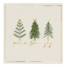 Load image into Gallery viewer, Cocktail Napkins - Peace Love Joy