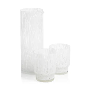 Tortoise Pitcher/ White