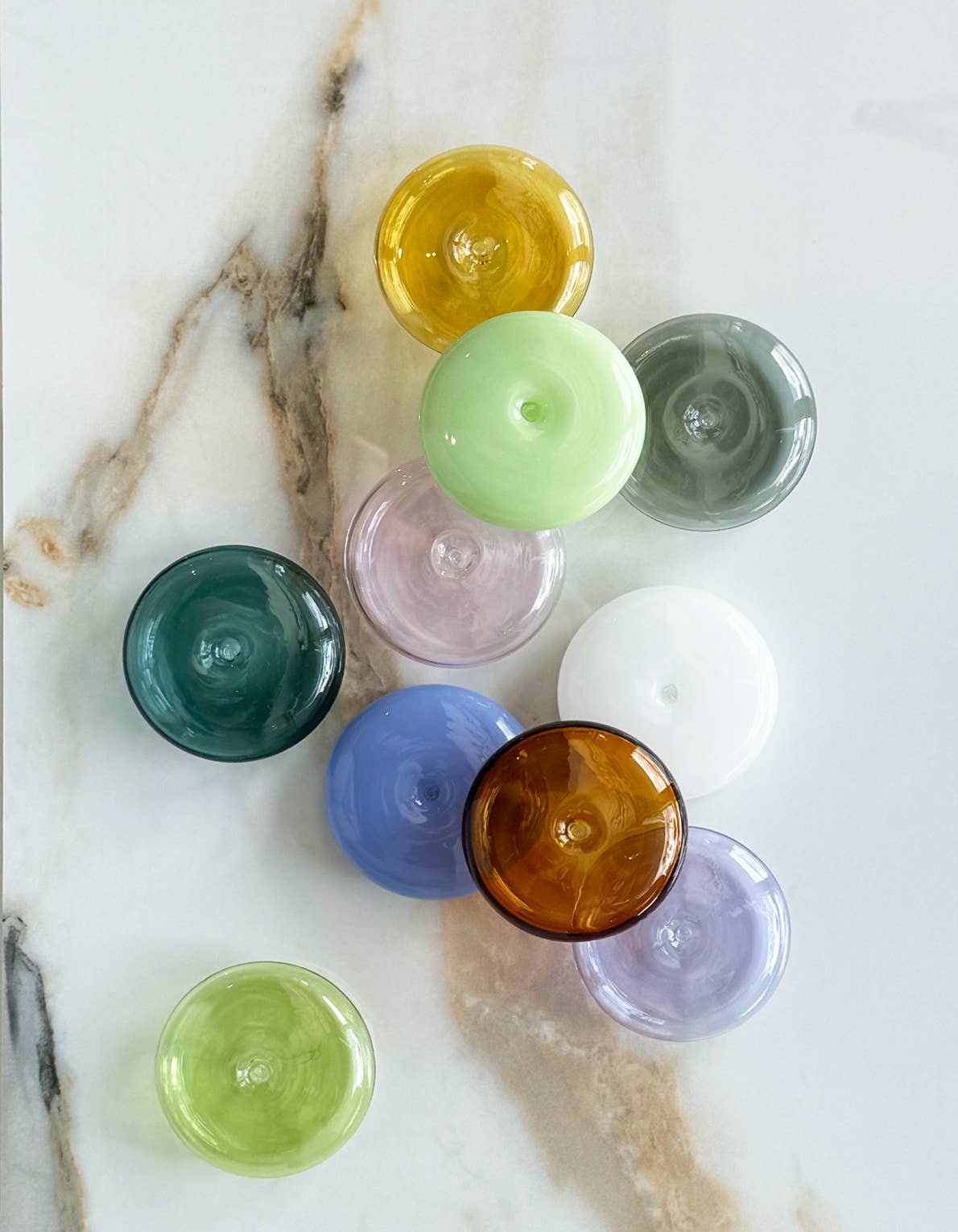 Bubble Incense Holder | White Milk Glass
