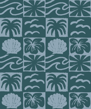 Load image into Gallery viewer, Laguna Plush Throw - Marine
