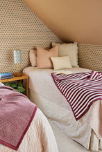 Load image into Gallery viewer, Sideline Stripe Maroon Midi Blanket/ Midi Size