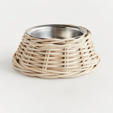 Load image into Gallery viewer, Normandy Rattan Pet Bowl Small, Gray