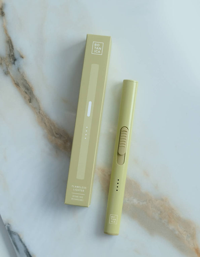 Flameless Rechargeable Lighter | Solid Colorways • Fall: Celadon