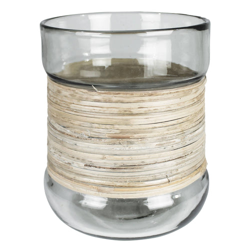Miley Vase with Cane Wrap