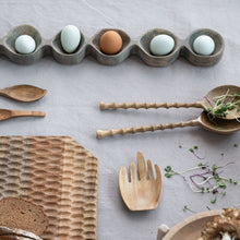 Load image into Gallery viewer, Salad Servers w/ Carved Handles