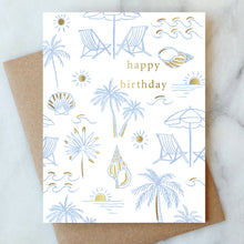 Load image into Gallery viewer, Beachy Birthday Greeting Card | Birthday Card