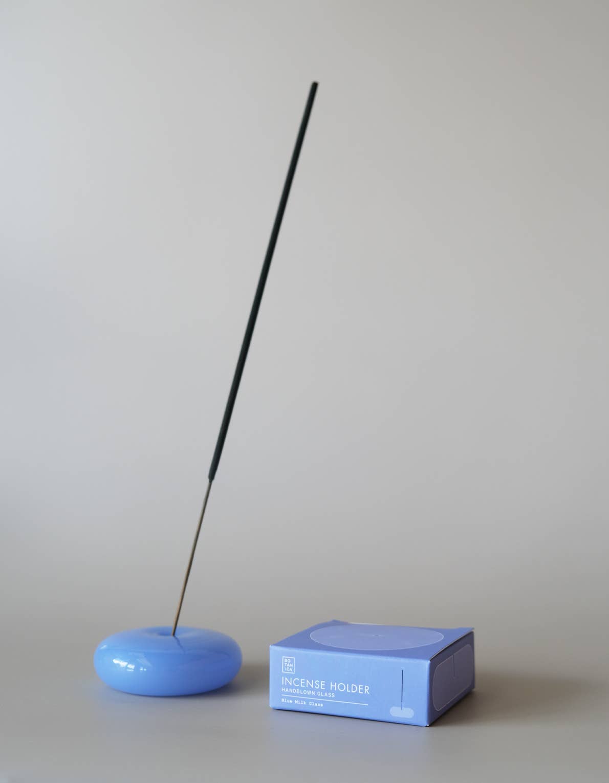Bubble Incense Holder | White Milk Glass