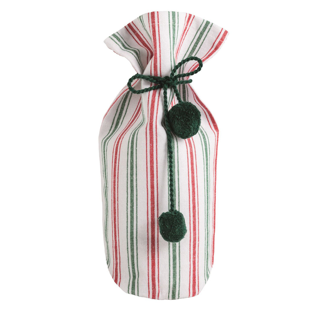 Red Green Cloth Wine Bag