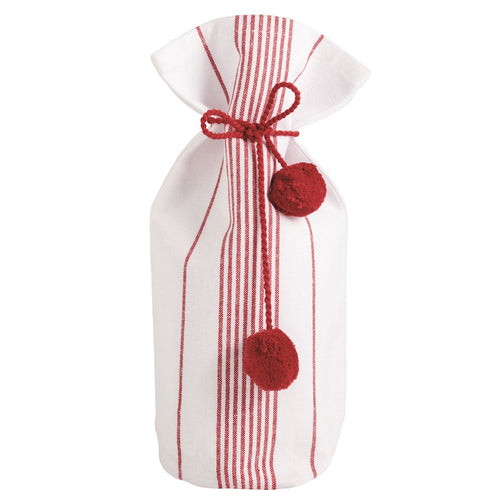 Stripe Cloth Wine Bag