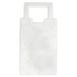 Marble Serving Tray with Square Handle