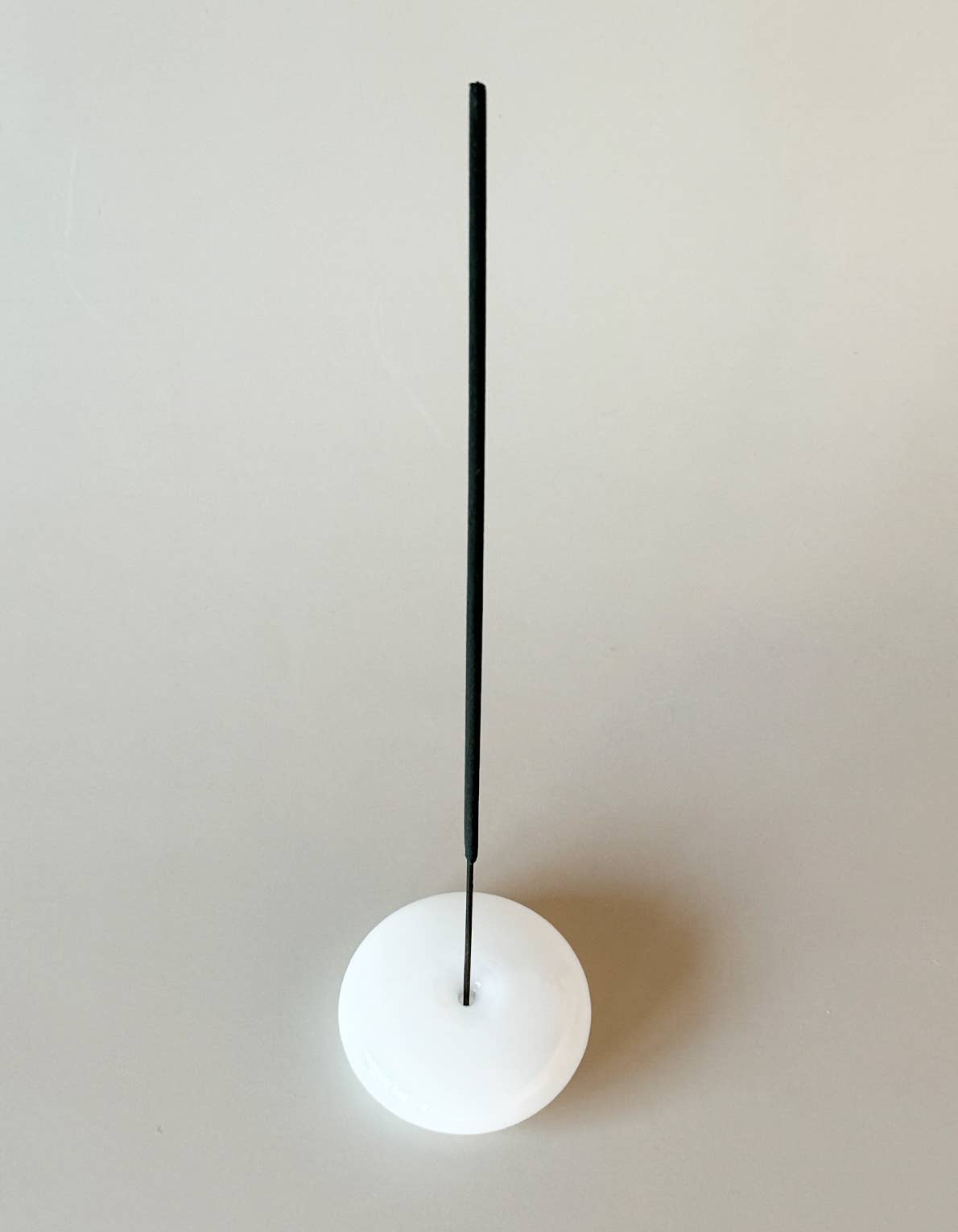 Bubble Incense Holder | Blue Milk Glass