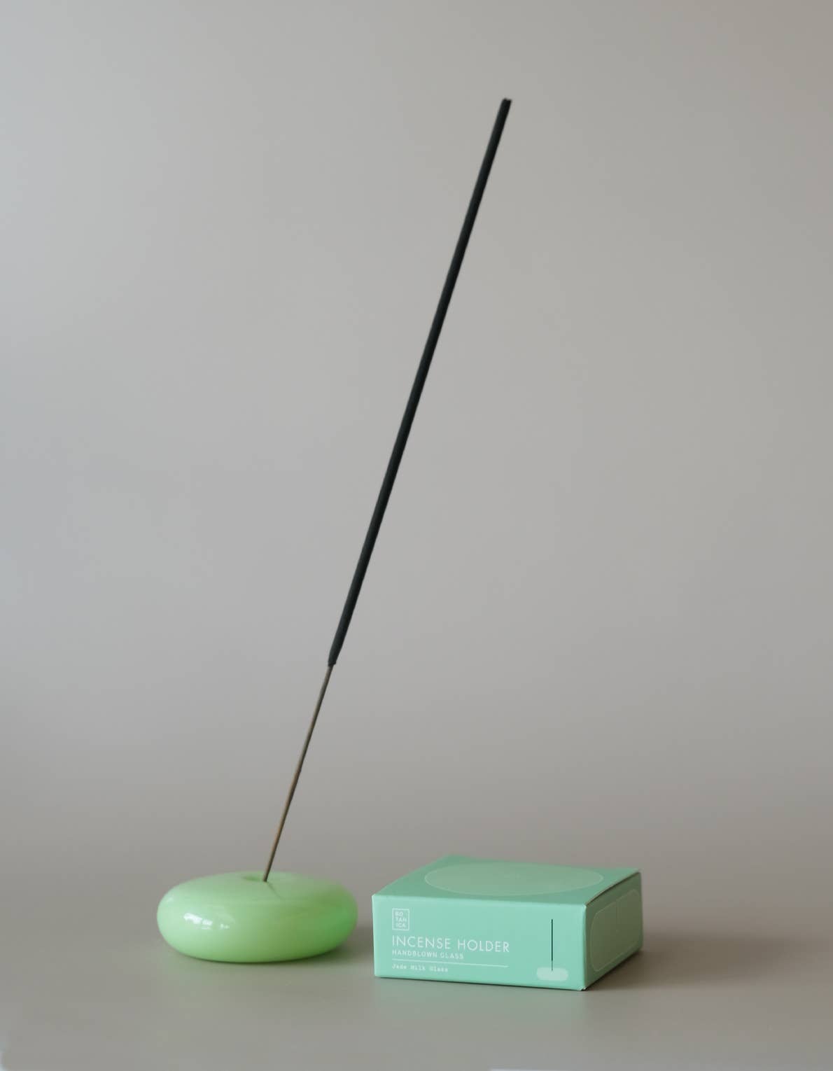 Bubble Incense Holder | White Milk Glass