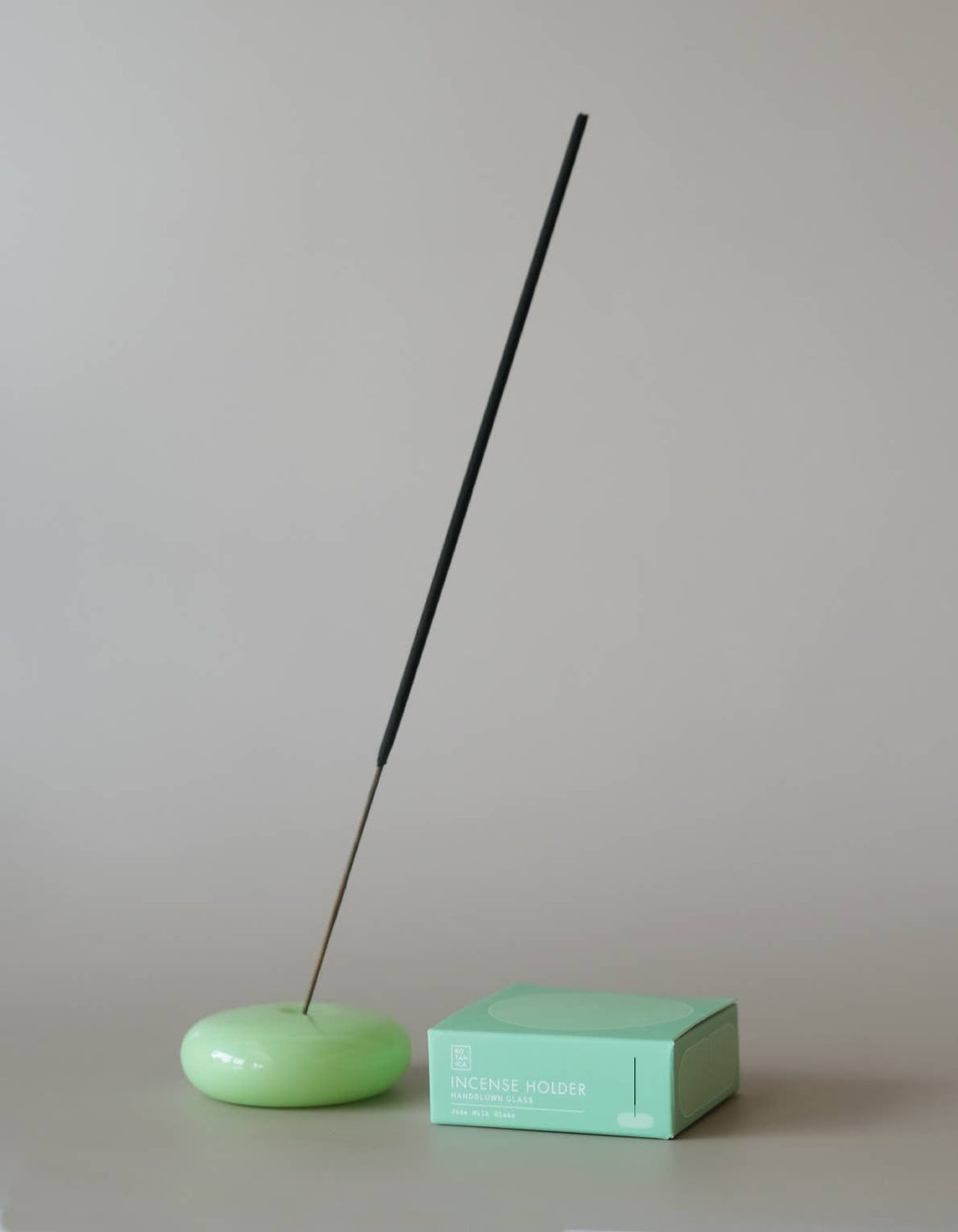 Bubble Incense Holder | Blue Milk Glass