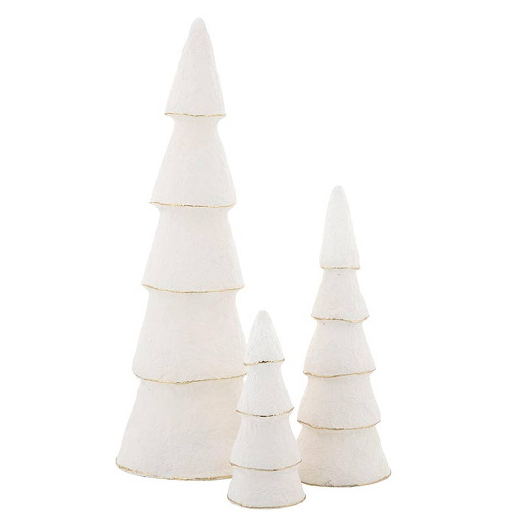 Paper-Mache Trees / Set of 3
