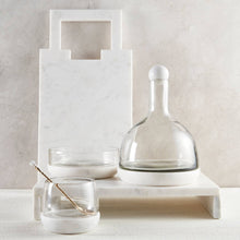 Load image into Gallery viewer, Marble Serving Tray with Square Handle