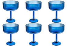 Load image into Gallery viewer, Mesa Coupe Shatter Resistant Plastic Drinkware Collection: Blue/Sage