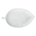 Matte White Leaf Decor