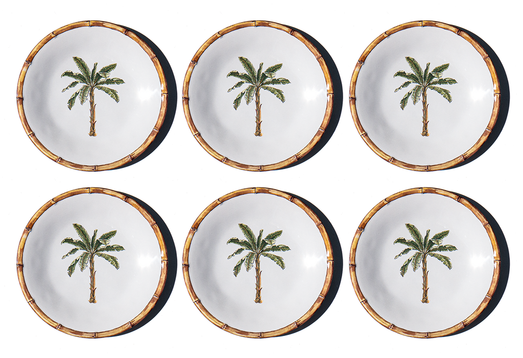 Rainforest Palm Microwavable Melamine Dinnerware Collection: Dinner Plate