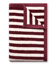 Load image into Gallery viewer, Sideline Stripe Maroon Midi Blanket/ Midi Size