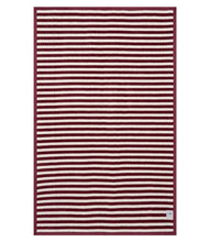 Load image into Gallery viewer, Sideline Stripe Maroon Midi Blanket/ Midi Size