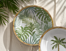 Load image into Gallery viewer, Rainforest Palm Microwavable Melamine Dinnerware Collection: Low Bowl