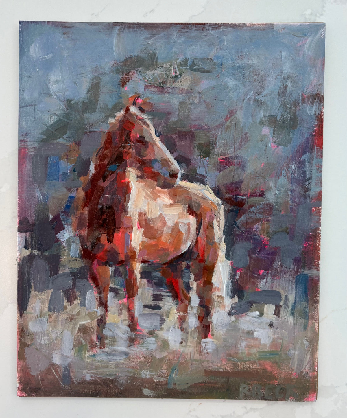 "Fire Horse" 8"x10" art print by Ryan Beck