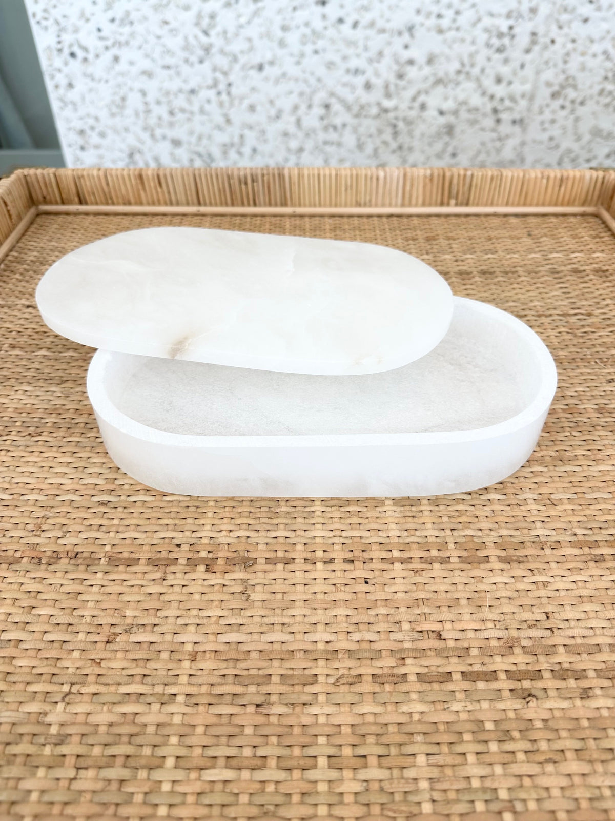 Alabaster Display Box, Large Oval