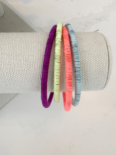 Bangle Bracelet Stack, Multi-color Size Medium