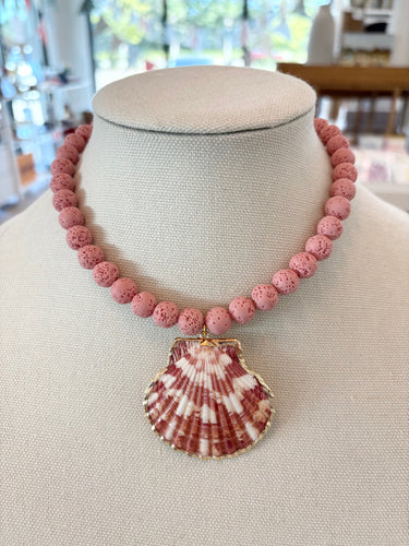 Blush Shell Necklace
