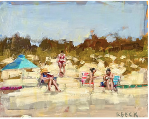 "Beach Day" Art Print by Ryan Beck