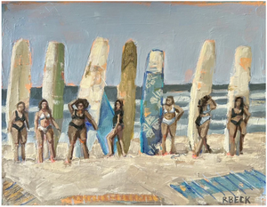 "Surf and Sun" Art Print by Ryan Beck
