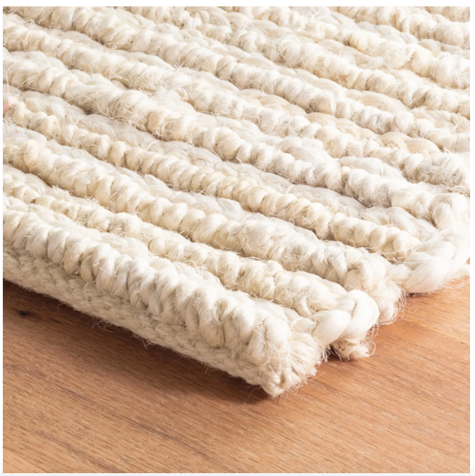 Dunes Jute Rug in Bleached Oak (Special Order at SHANTY SHOPPE)
