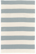 Load image into Gallery viewer, Catamaran Stripe Indoor/Outdoor Rug in Light Blue/Ivory (Special Order at SHANTY SHOPPE)