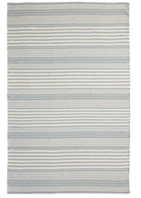 Load image into Gallery viewer, Rugby Stripe Indoor/Outdoor Rug in Light Blue (Special Order at SHANTY SHOPPE)