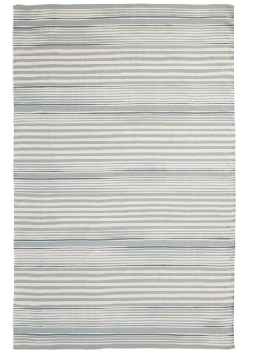Rugby Stripe Indoor/Outdoor Rug in Light Blue (Special Order at SHANTY SHOPPE)