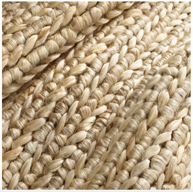 Dash & Albert Jute Woven Rug in Natural (Special Order at SHANTY SHOPPE)