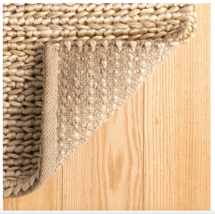 Dash & Albert Jute Woven Rug in Natural (Special Order at SHANTY SHOPPE)