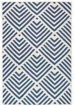 Load image into Gallery viewer, Dash &amp; Albert Bunny Williams Cleo Navy Washable Rug (Special Order at SHANTY SHOPPE)