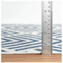 Load image into Gallery viewer, Dash &amp; Albert Bunny Williams Cleo Navy Washable Rug (Special Order at SHANTY SHOPPE)